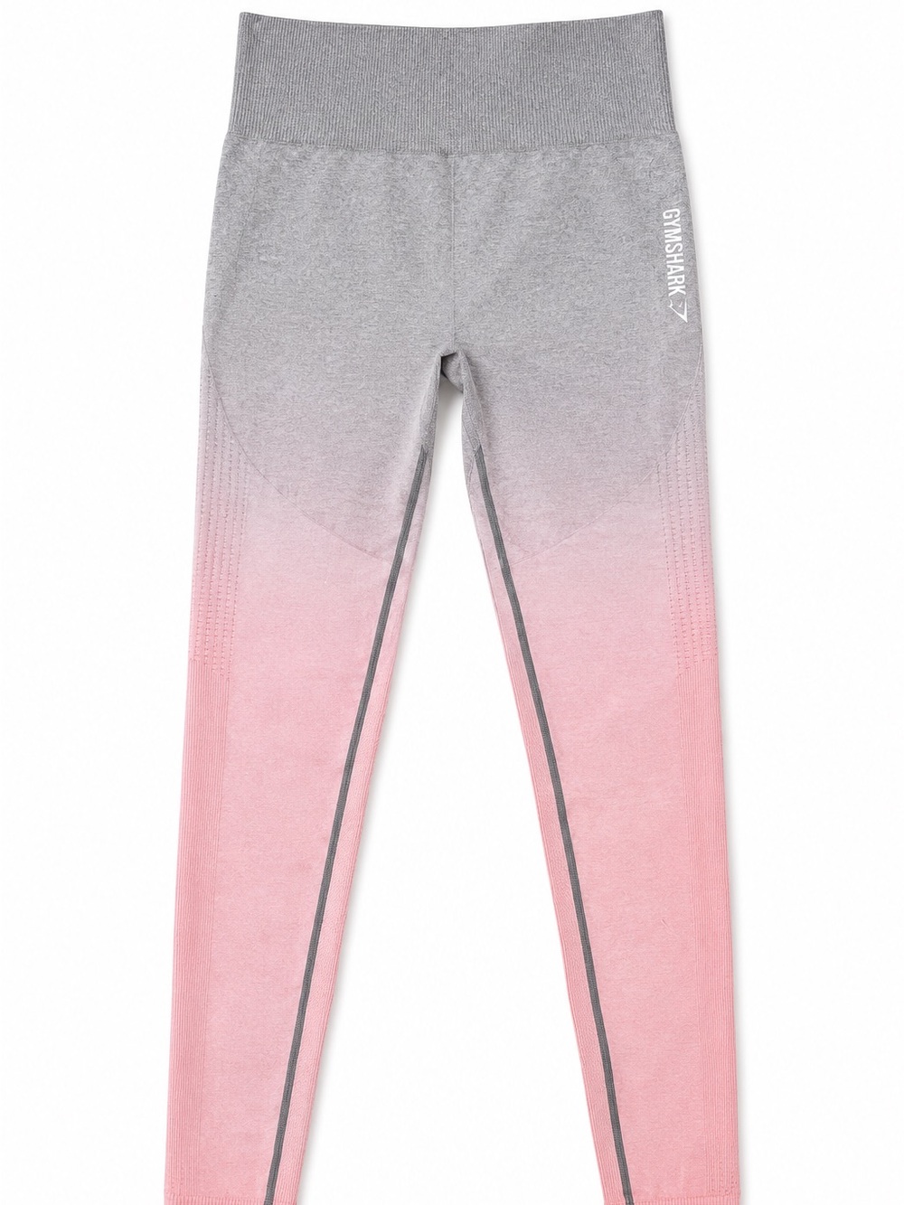 Gymshark Gray-to-Pink Ombre Seamless Leggings